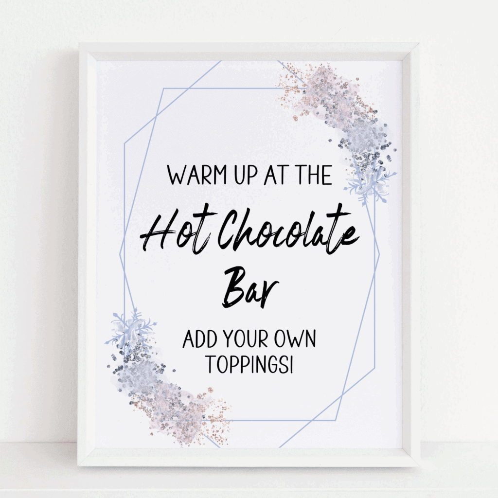 Hot Chocolate Bar Winter