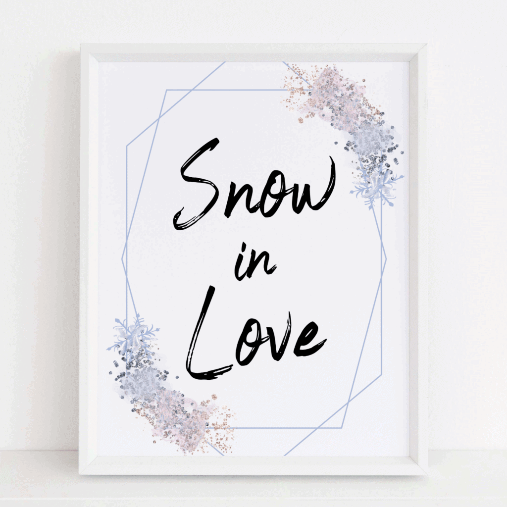 Snow in Love Winter