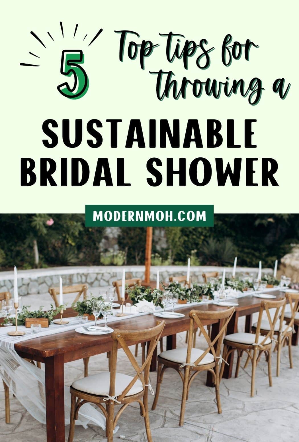 5 Top Tips For Throwing an Eco-friendly Bridal Shower