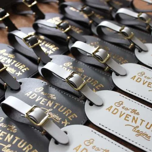 Adventure Begins Luggage Tags