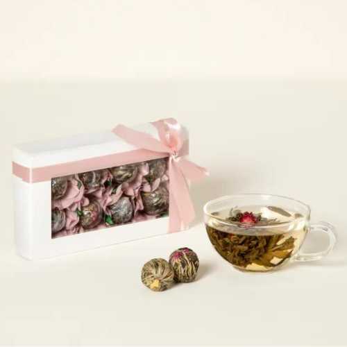 Hand-Sewn Blooming Tea Gift Set