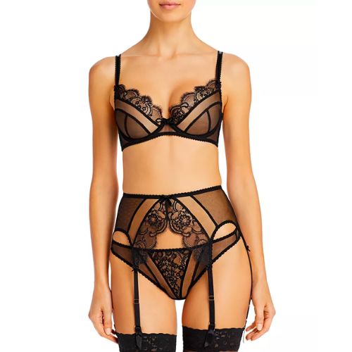 Muse Garter Belt Set with bra and thong