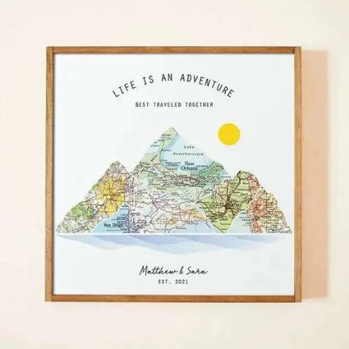 Our Adventure Map Art