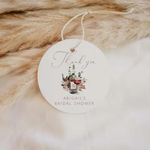 Wine Favor Tags