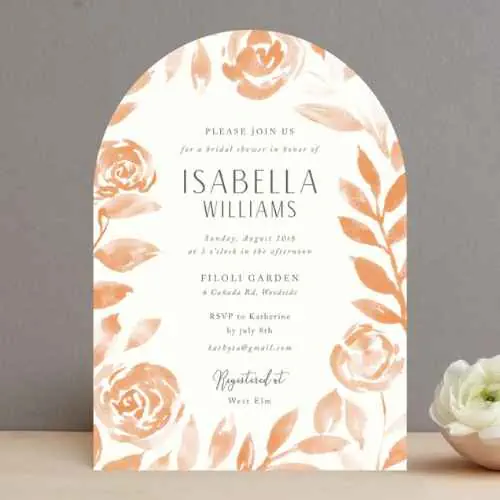 Romantic Garden Invitation