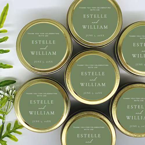 Bridal Shower Favors Candles