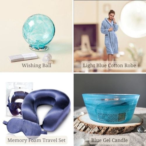 Something Blue bridal shower gifts
