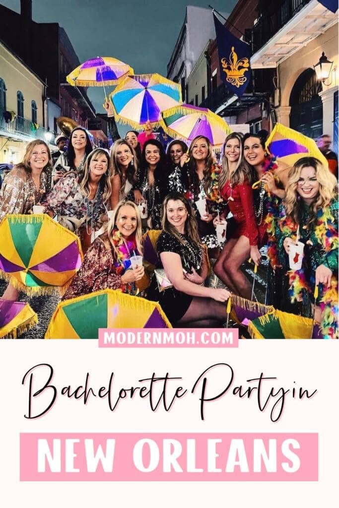 Bachelorette party in New Orleans Pin