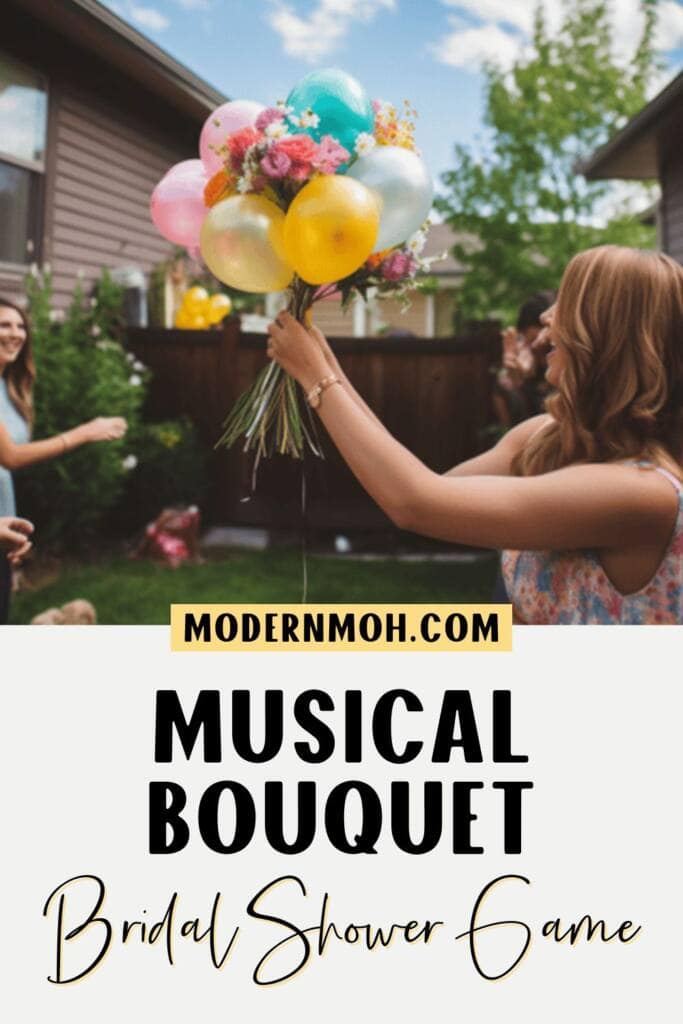 Musical bouquet pin