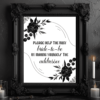 Addressee Sign Gothic