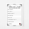 Advice and Wishes gothic game printable
