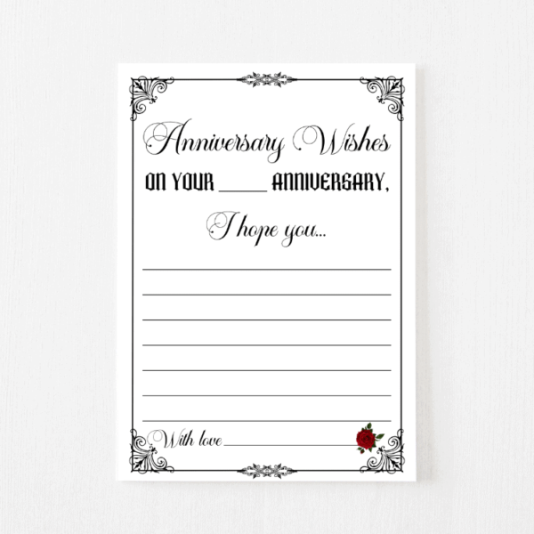 Anniversary Wishes gothic