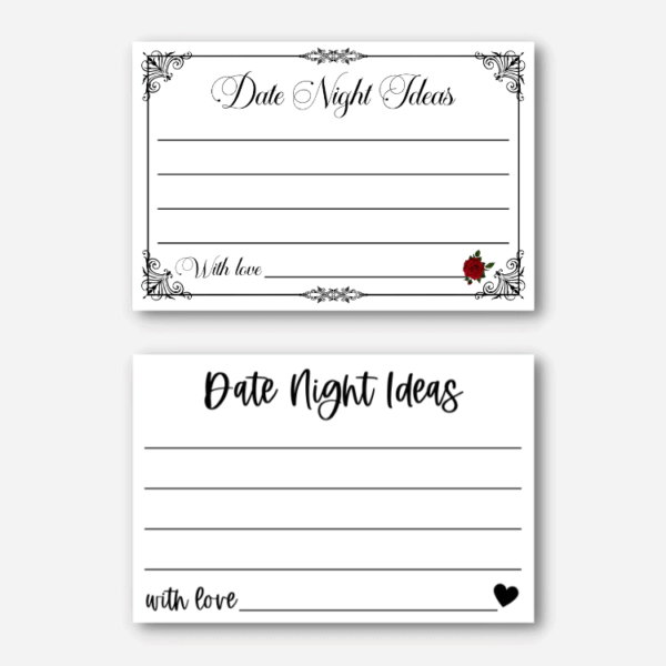 Date night cards gothic Date night cards gothic