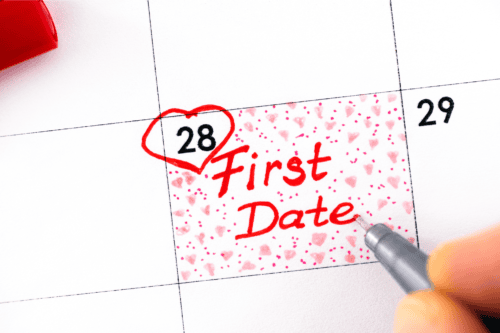 First Date - Save the Date bridal shower game
