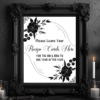 Recipe Card Sign Gothic