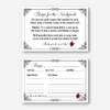 Recipe Cards gothic