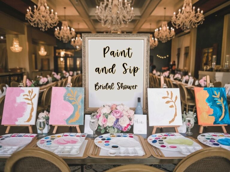 Paint And Sip Bridal Shower featured image