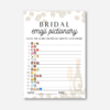 Bridal Emoji Pictionary PearlsProsecco