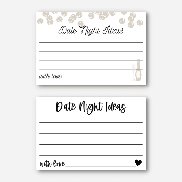 Date night cards PearlsProsecco Date night cards PearlsProsecco