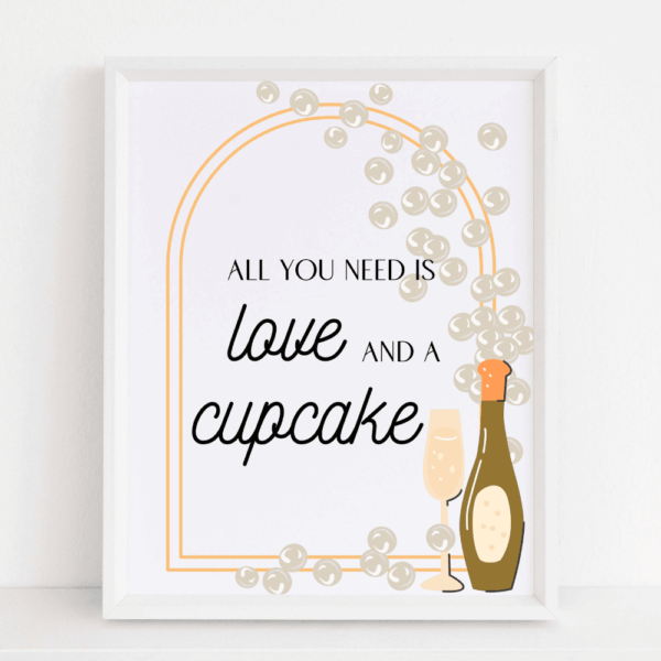 Love and a Cupcake PearlsProsecco