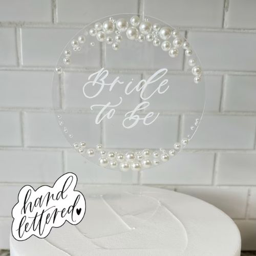 Pearl Cake Topper