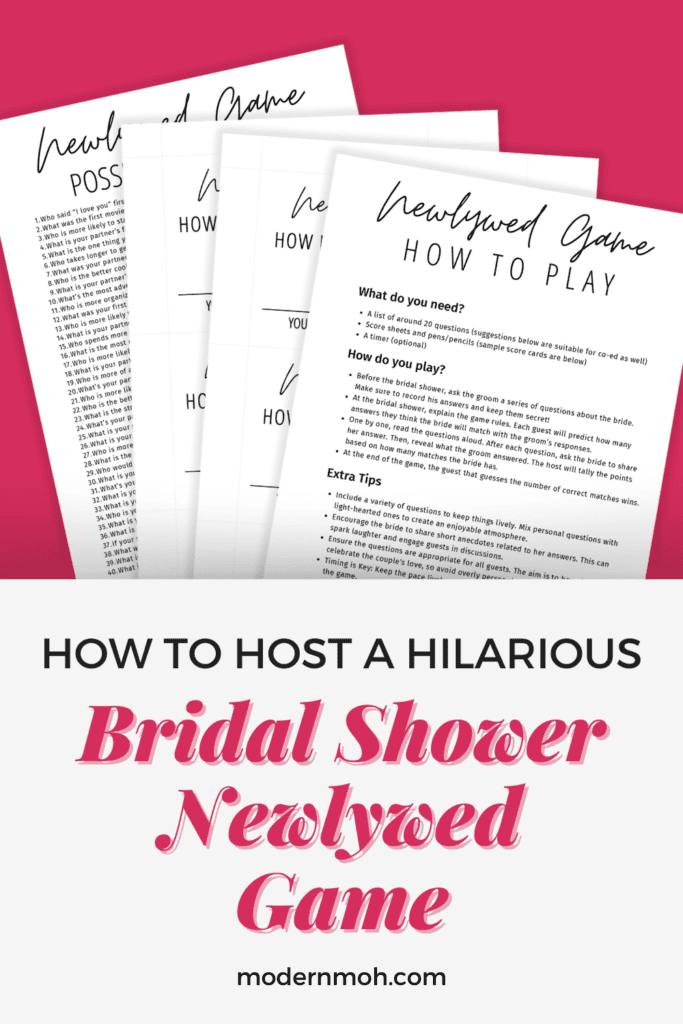 The Bridal Shower Newlywed Game: How to Play + FREE Guide the-bridal-shower-newlywed-game-how-to-play-free-guide