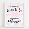 Addressee Sign Bow