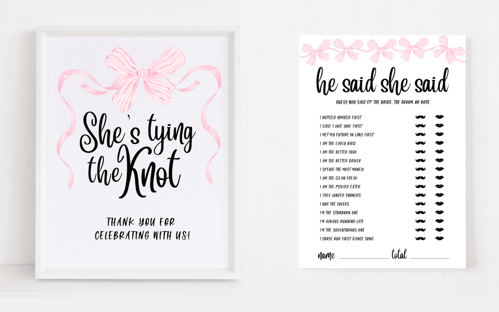 She's Tying the Khot Bow theme Collection