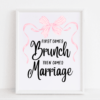 Brunch and Marriage Bow
