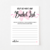 Bucket List bow