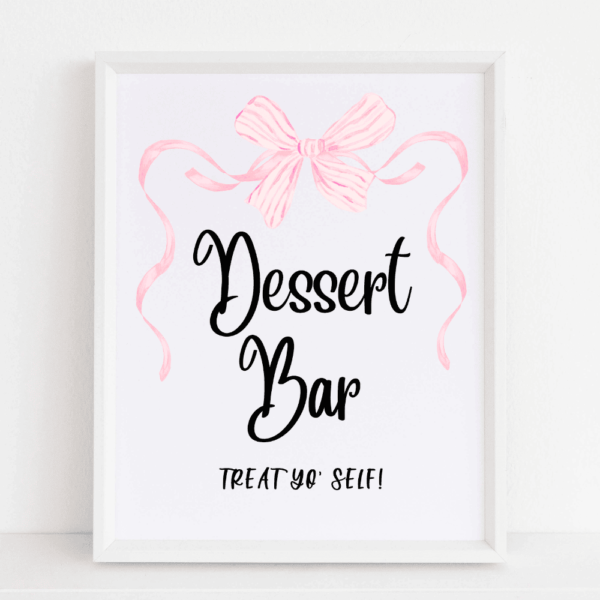 Dessert Bar Bow