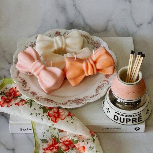 Handpoured Bow Candle