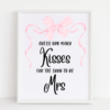 How Many Kisses Bow