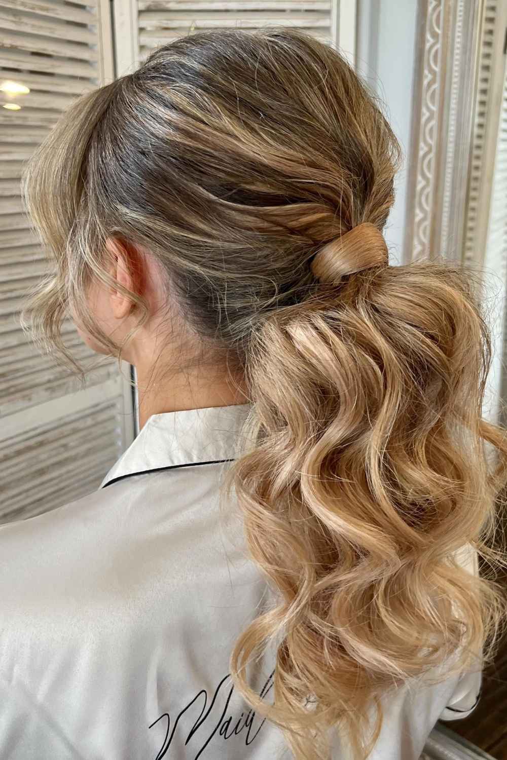 Textured ponytail - @sophistic_hair