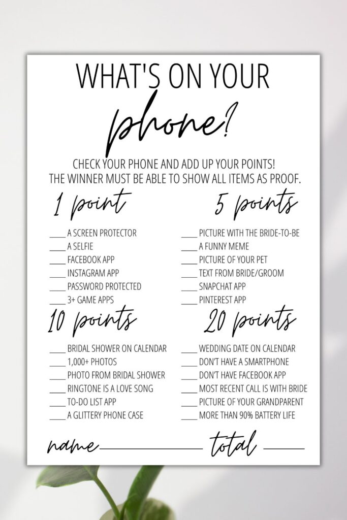 What's on your phone game pin