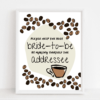 Addressee Sign Coffee
