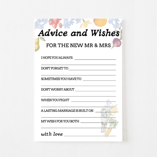 Advice and Wishes Market