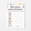 Bridal Emoji Pictionary Market