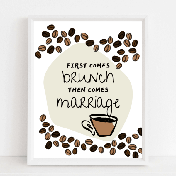 Brunch and Marriage Coffee