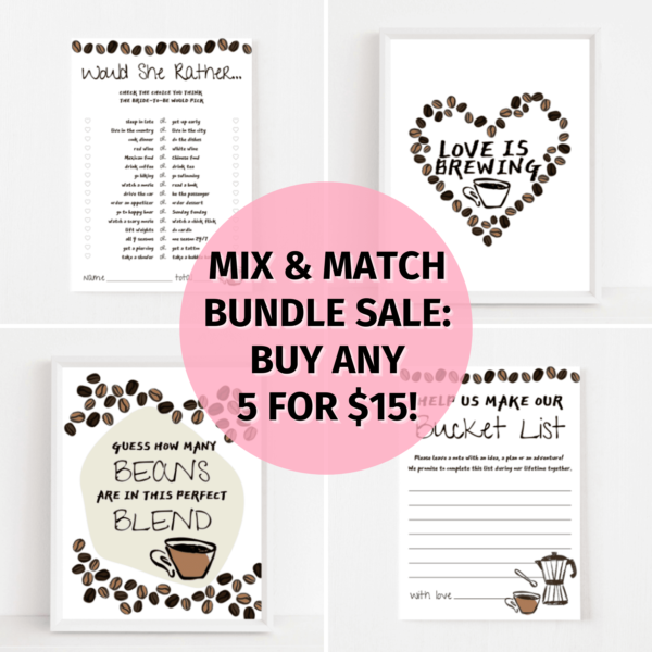 Coffee Theme Bundle Sale Coffee Theme Bundle Sale