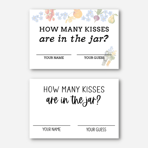 How many kisses cards Market How many kisses cards Market