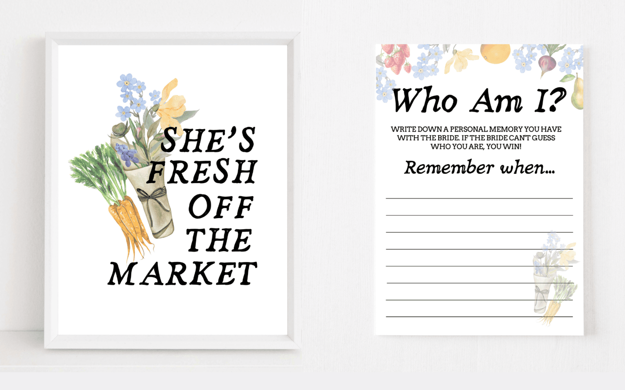 She's Fresh Off The Market theme Collection