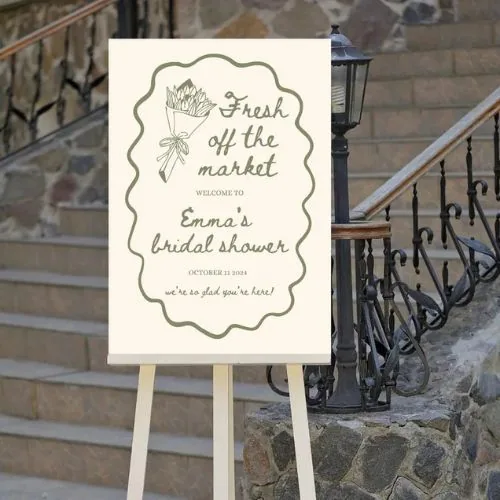 Off the Market Welcome sign