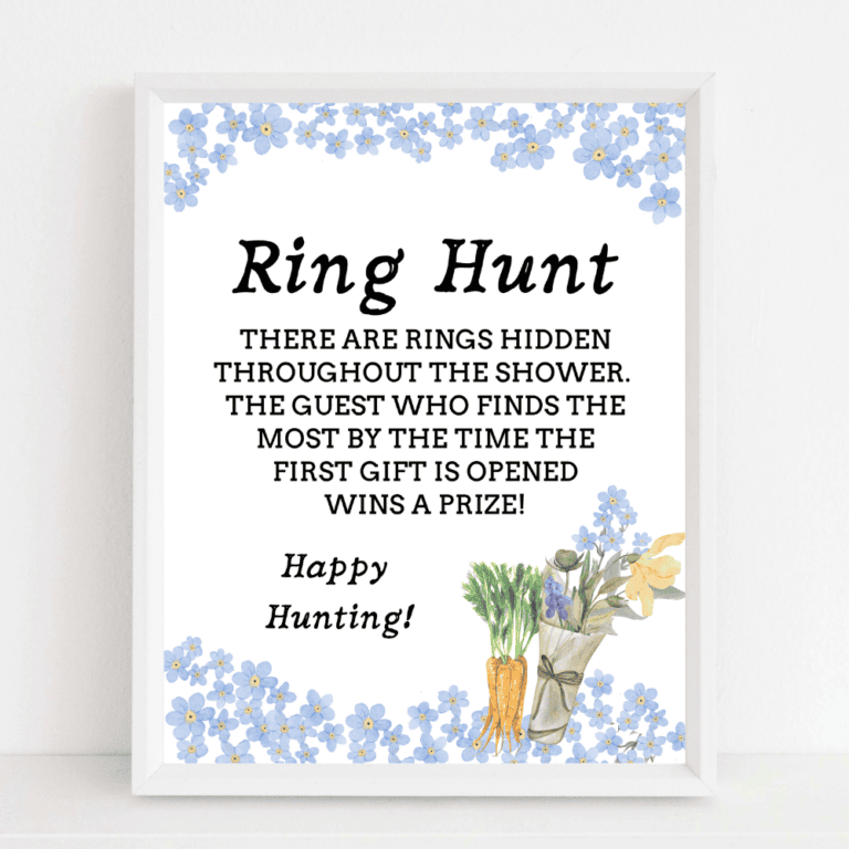 Ring Hunt Sign (Market)