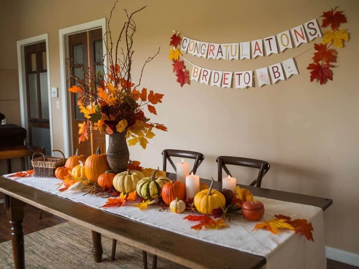 Fall Bridal Shower Themes