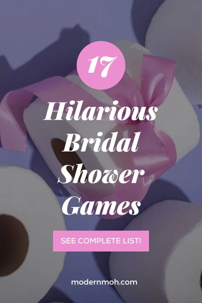 Hilarious Bridal Shower Games Pin