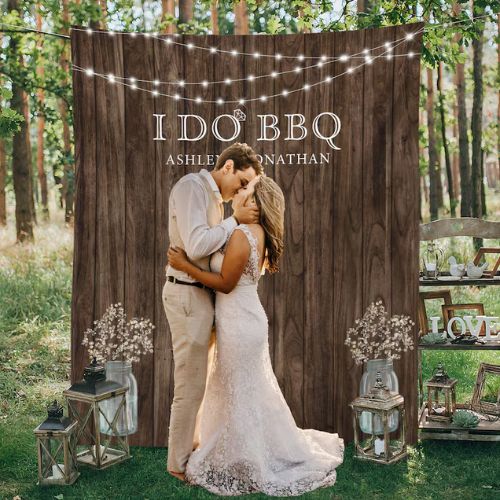 I Do BBQ Backdrop