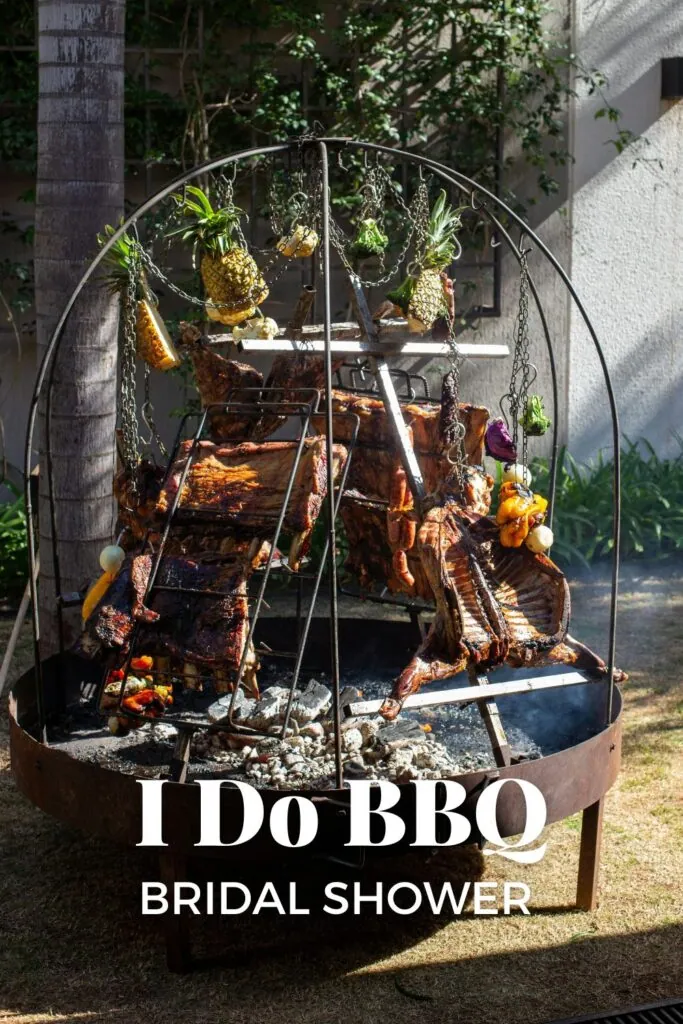 I Do BBQ bridal shower pin