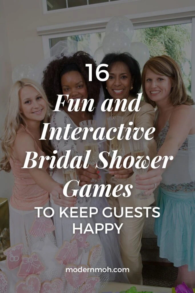 Interactive Bridal Shower Games Pin