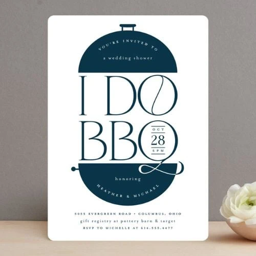Modern Grill Invite